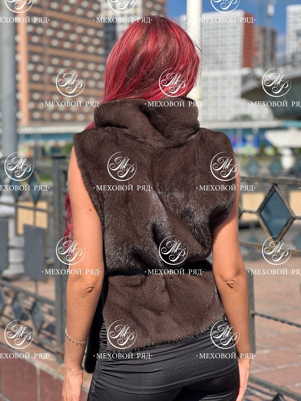 манишка меховая,манишка меховая женская,шубка из меха европейской норки,меховые изделия,меховой ряд-business