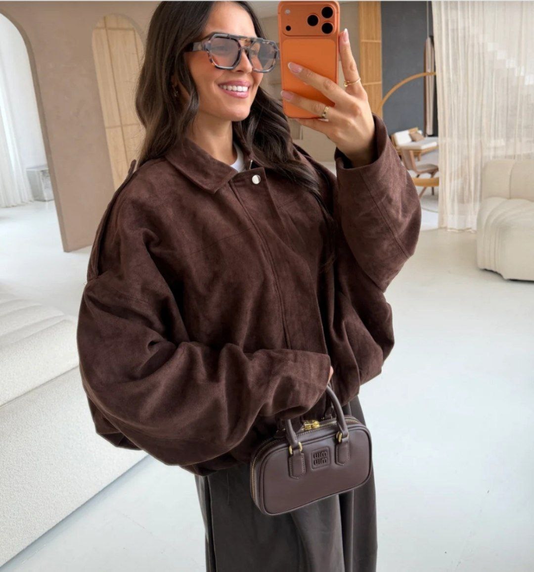 замшевая куртка,куртка бомбер укороченная оверсайз эко замшевая nonstóp with me,куртка женская замшевая короткая в стиле оверсайз,куртка бомбер свободного кроя,куртка бомбер