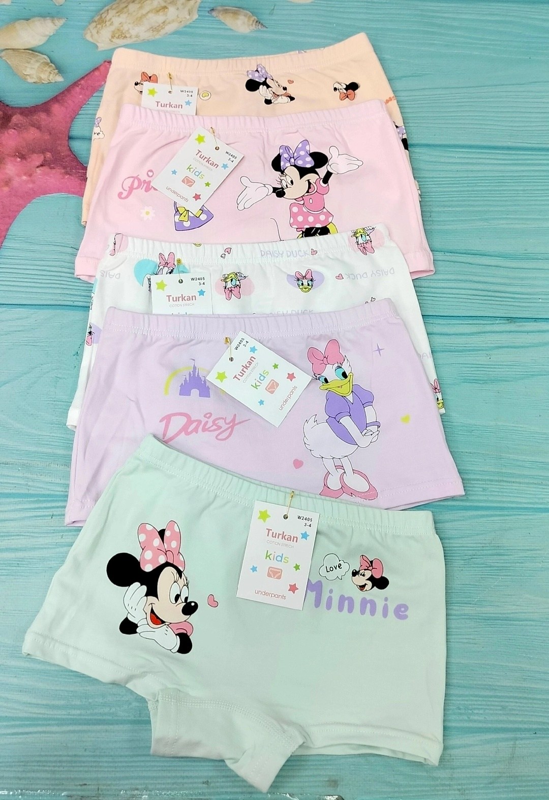 детские трусы для девочек,трусы для девочки donella 5 шт,трусы для девочек,детские трусики плавки на девочку ассорти с принтом turkan 2310-1,трусы детские для девочек набор