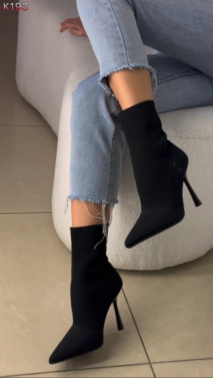 ботильоны демисезонные на каблуке italiano,ботильоны демисезонные на каблуке,ботильоны tendance шпилька,ботильоны текстиль,ботильоны араз