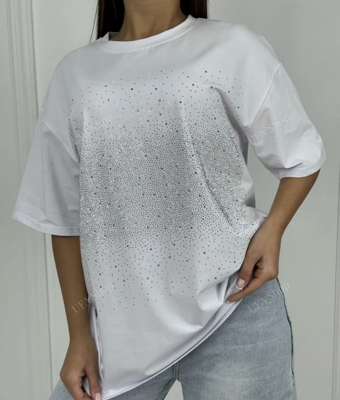 футболка женская оверсайз со стразами,футболка со стразами женская,футболка со стразами оверсайз,футболки со стразами летние,женская футболка со стразами оверсайз emysamy 364884742