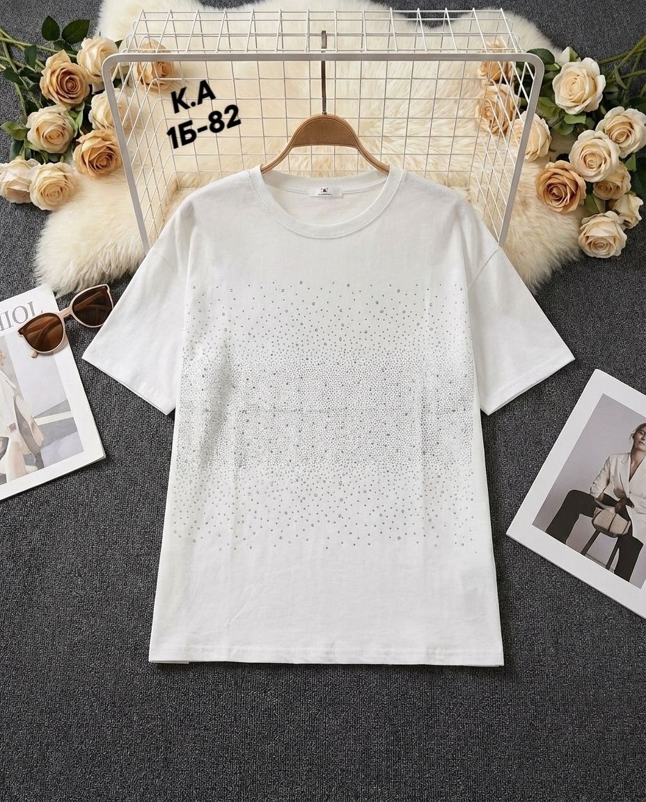 женская футболка со стразами,футболка со стразами,женская футболка,футболка с камушками,женская футболка оверсайз со стразами