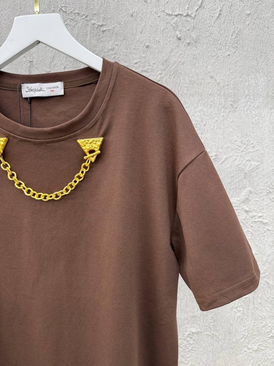 футболки модные,футболка,футболка коричневая,женская футболка,футболка оверсайз коричневая