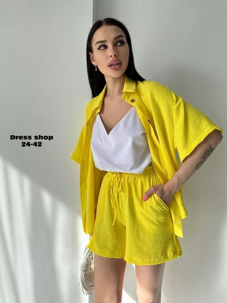 костюм женский с шортами,костюм тройка топ шорты и рубашка,костюм тройка женский летний с шортами,костюм с шортами и майкой,летние женские костюмы