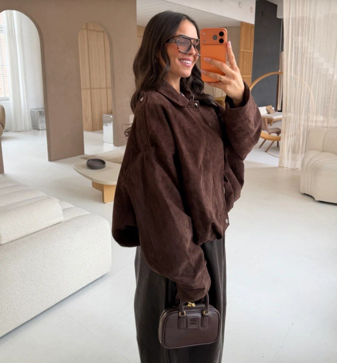 замшевая куртка,куртка бомбер укороченная оверсайз эко замшевая nonstóp with me,куртка женская замшевая короткая в стиле оверсайз,куртка бомбер свободного кроя,куртка бомбер