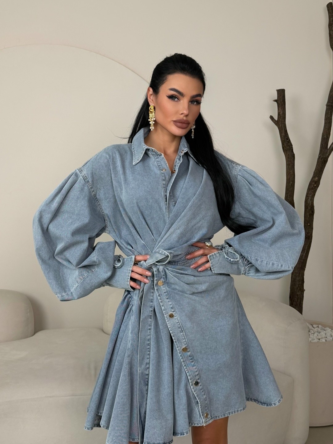 джинсовое платье,женское джинсовое платье,джинсовое платье рубашка,модное джинсовое платье рубашка в стиле карго