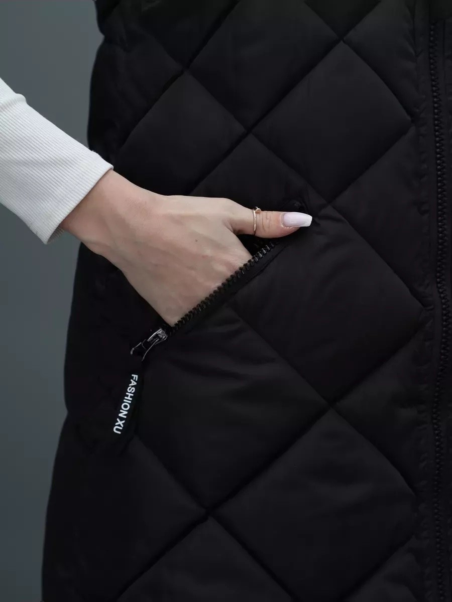 жилет длинный женский,жилетка женская,стеганный удлиненный жилет,жилет удлиненный,жилетка удлиненная