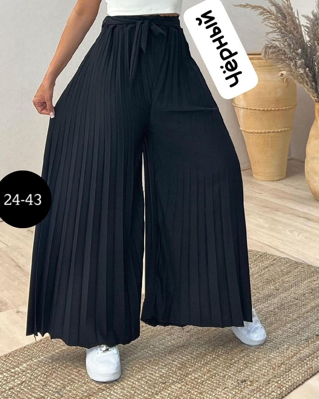 широкие брюки плиссированные,брюки палаццо плиссированные,брюки широкие плиссированные арт. 11723276,шифоновые брюки палаццо,штаны плиссе 50/52 и 54/56