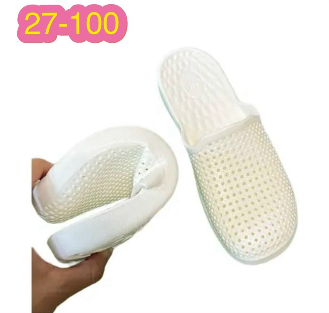 сабо женские эва,сабо женские,сабо женские закрытые эва ассорти,тапочки летние женские,сабо эва белые (размер 36)