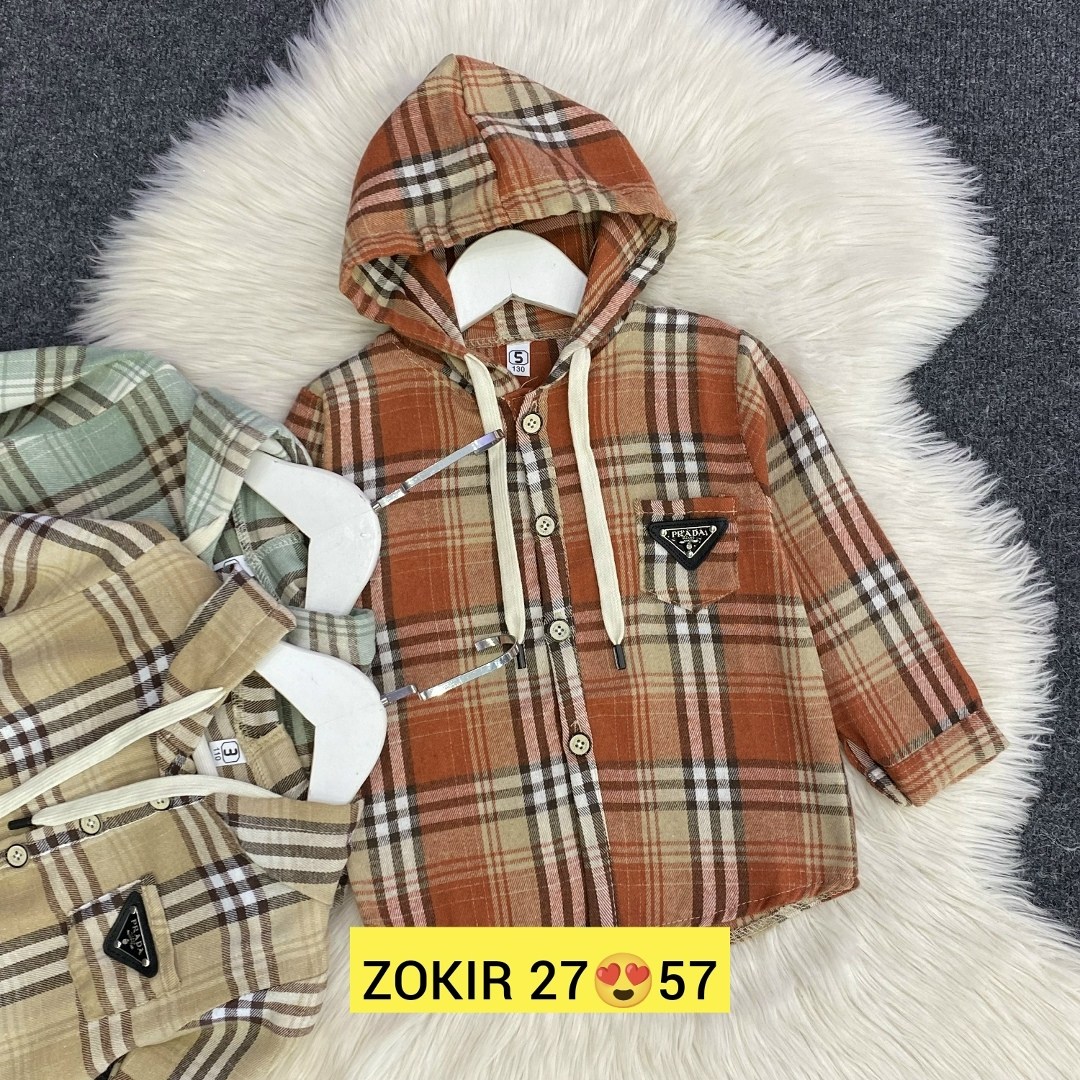 детская рубашка,рубашка теплая,рубашка с капюшоном,рубашка в клетку с капюшоном для мальчика,рубашка для мальчика