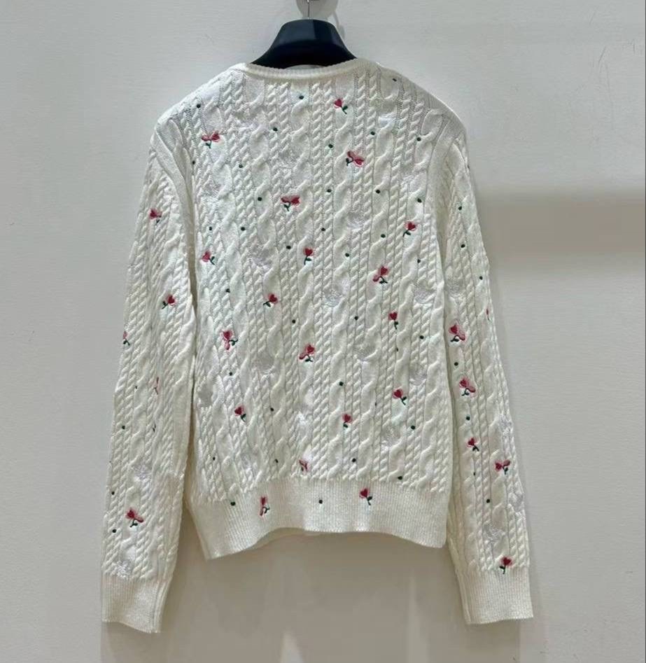 вязаный кардиган,вязаные свитера,кофта вязаная,кардиган с вишнями,кардиган