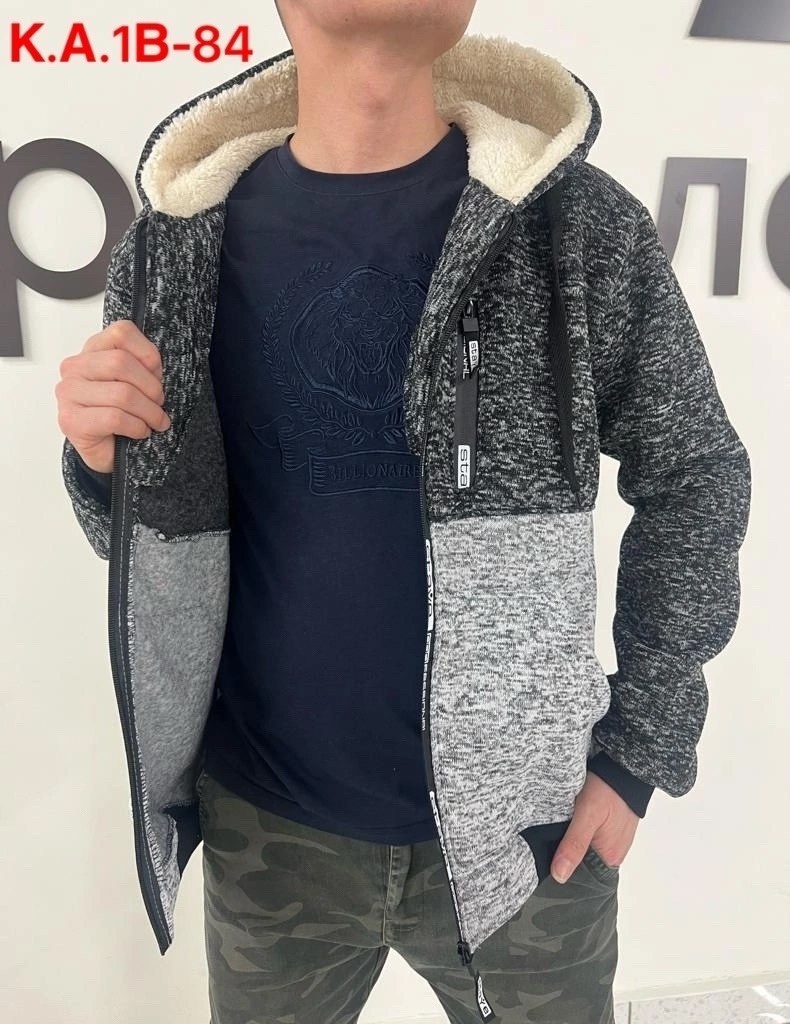 толстовка с мехом утепленная на молнии флисовая,кофта теплая с начесом,толстовка с мехом утепленная на молнии флисовая tin tin shop,толстовка мужская с начёсом,мужская толстовка