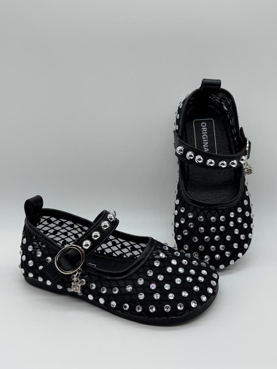 ,балетки,женские балетки,черные балетки,балетки со стразами