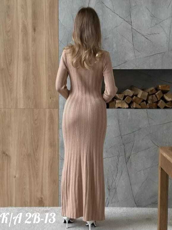 платье трикотажное лапша с воротником sila_style,трикотажные костюмы,платье трикотажное макси,платье трикотажное макси emberens,платье вязаное лапша