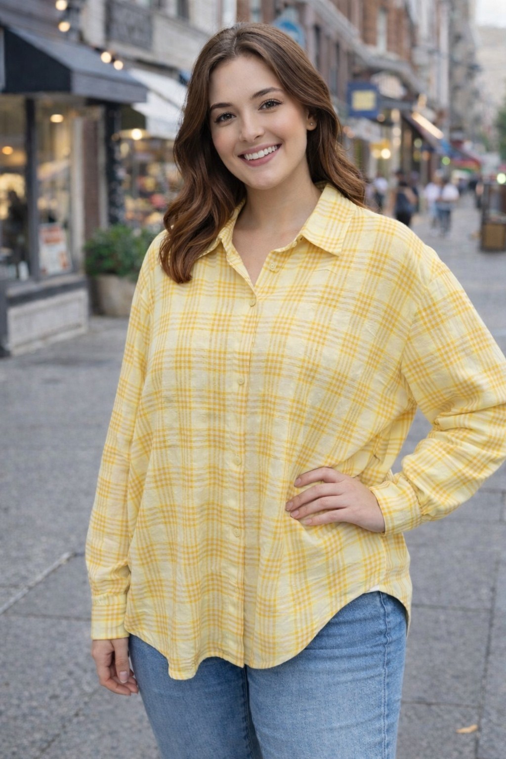 женская рубашка в клетку,желтая рубашка,женская рубашка,повседневная рубашка,желтая рубашка женская