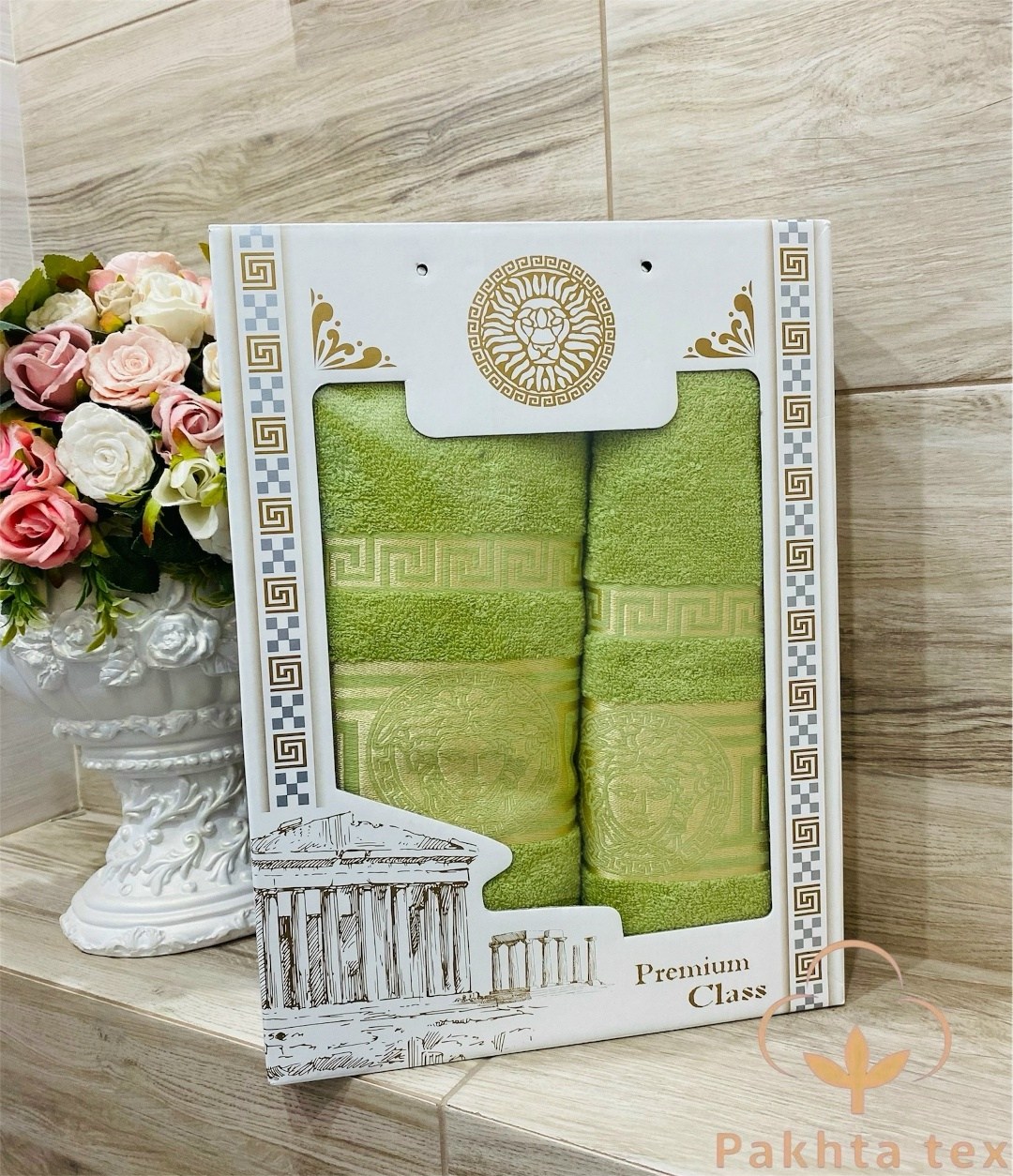 набор полотенец версаче,полотенце zeus premium class,набор махровых полотенец,комплект из двух полотенец,набор полотенец версаче