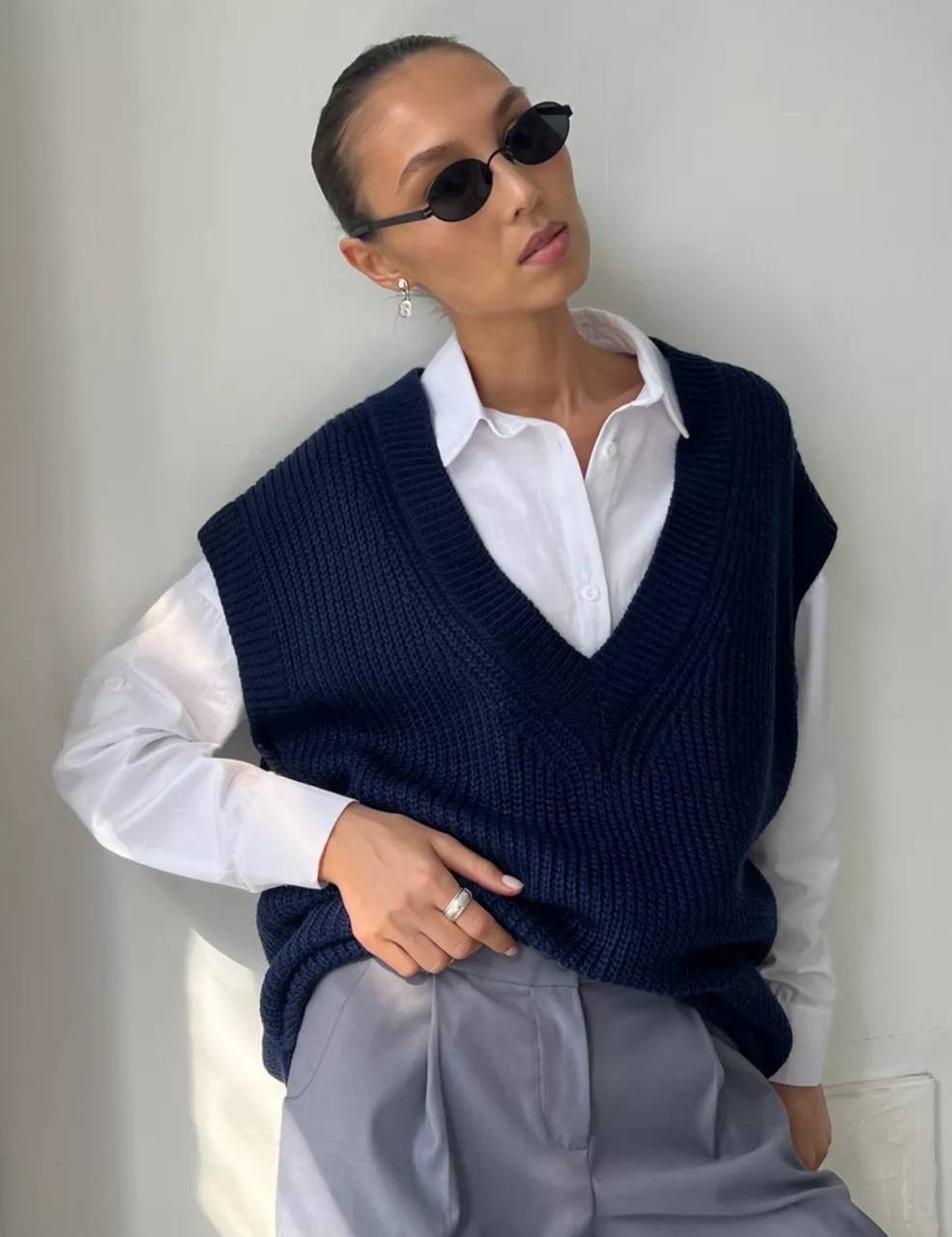 жилет вязаный трикотажный безрукавка beige island,жилет вязаный трикотажный безрукавка,жилет женский офисный вязаный универсальный,жилет вязаный женский,жилет трикотажный женский