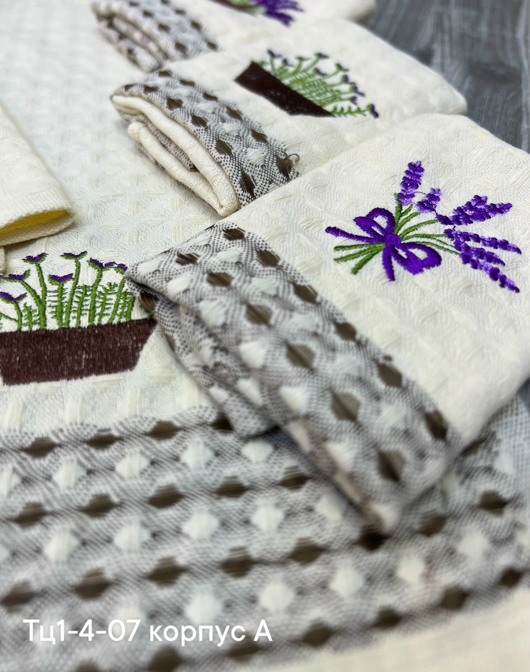 набор кухонные полотенца,набор кухонных полотенец подарочные,полотенца кухонное лаванда,полотенца для кухни,набор полотенец