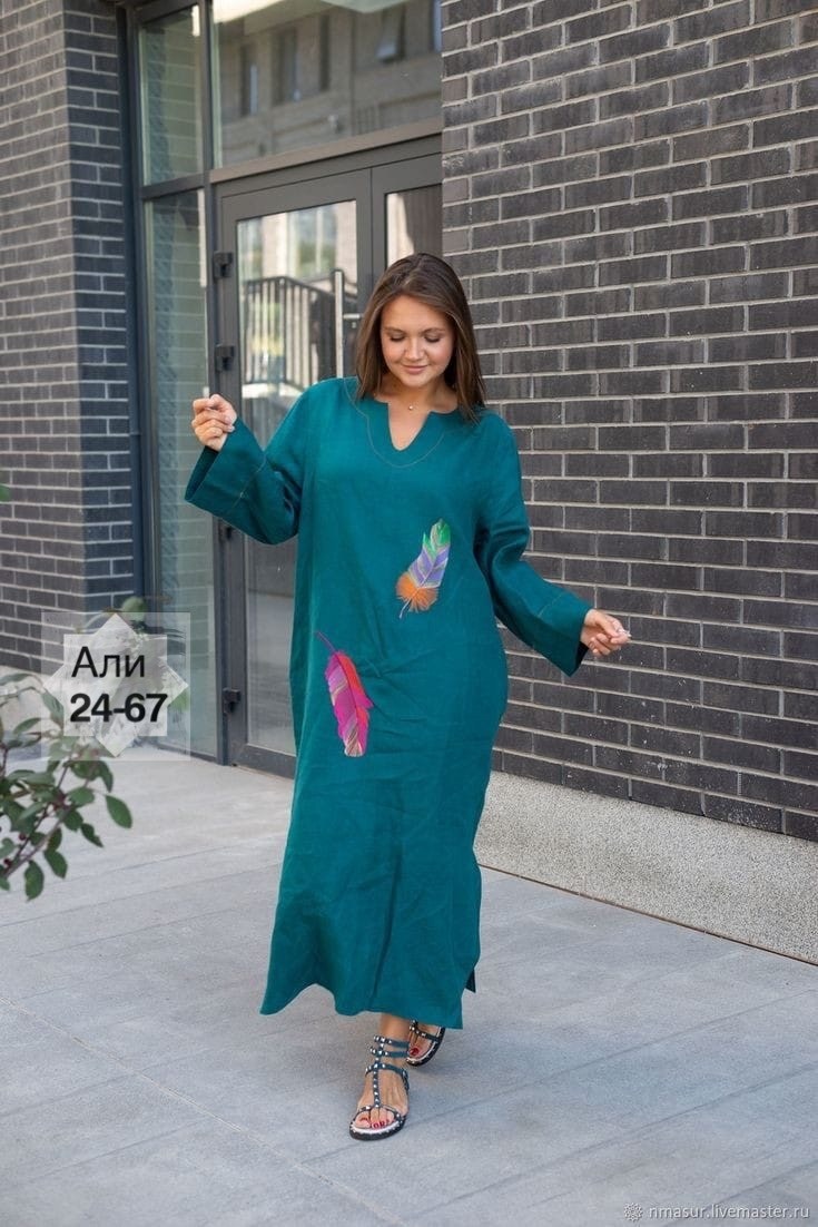 женское платье больших размеров,бохо платье,платье женская,льняное платье,льняное платье с вышивкой