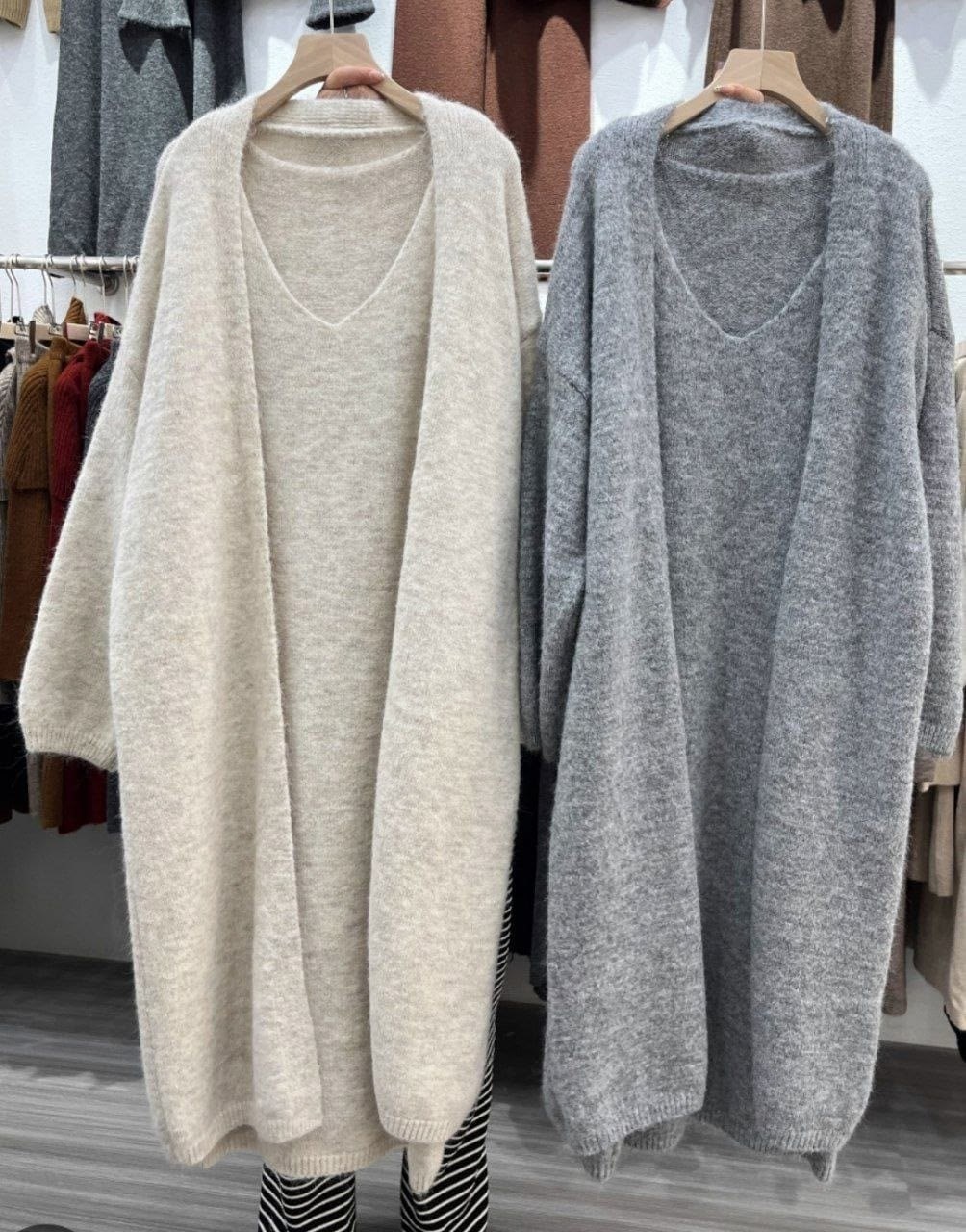 кардиган вязаное,платье кардиган,вязаное платье,трикотажное платье,серый кардиган