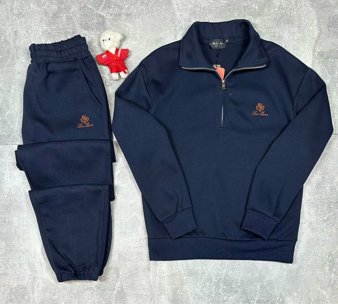 спортивная одежда loro piana серая m,костюм loro piana серый,спортивная одежда loro piana серая,костюм спортивный мужской,хлопковый спортивный костюм loro piana серый