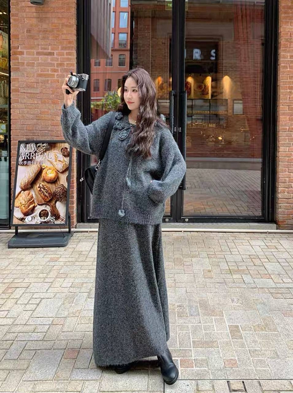 трикотажные костюмы,вязаная юбка,женский трикотажный костюм,вязаный костюм с юбкой,женский однотонный вязаный костюм из двух предметов