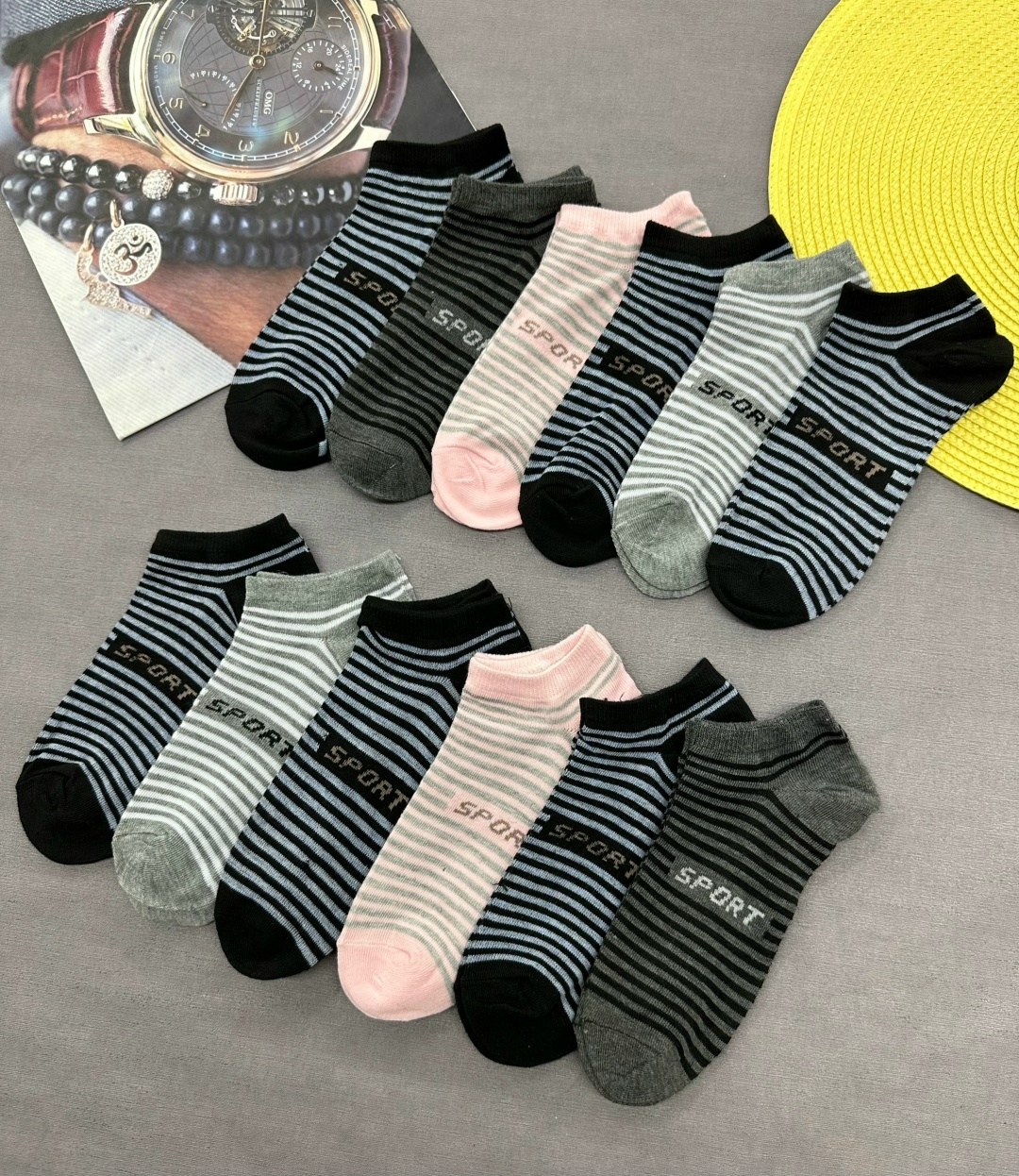носки женские 10 пар,носки женские 10 пар разного цвета,комплект носки женские,носки женские,носки женские 10 пар alina