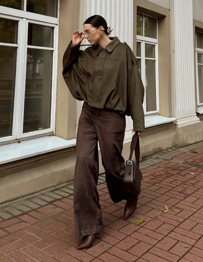 замшевая куртка,стиль одежды,модные стили,коричневая мода