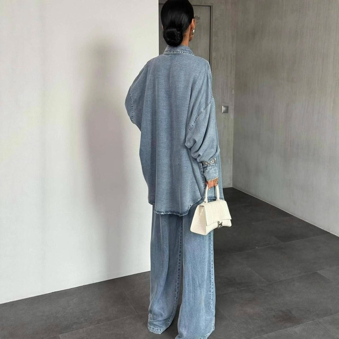 джинсовые костюмы,костюм с брюками,костюм с брюками и рубашкой,костюм повседневный,костюм с брюками повседневный