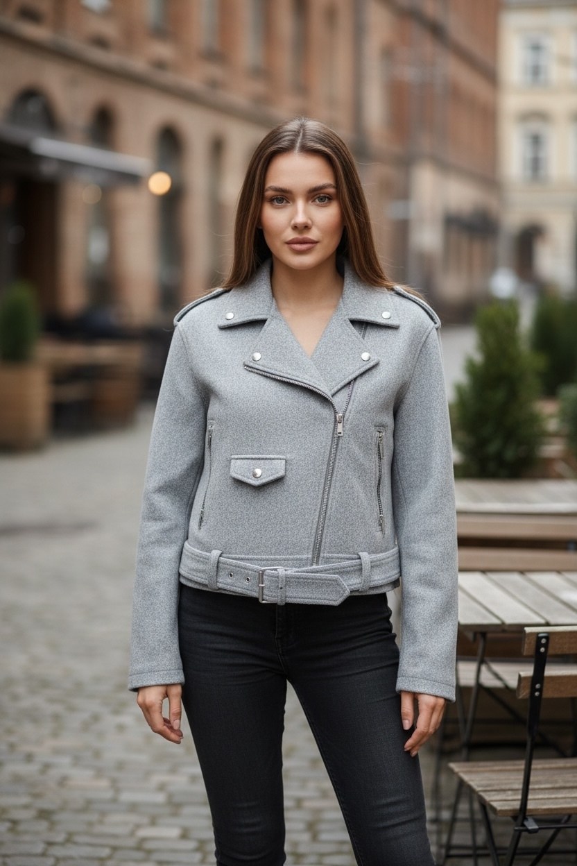 куртка из пальтовой ткани серая fly-style,женская куртка косуха из пальтовой ткани,куртка косуха шерстяная из пальтовой ткани оверсайз ladylin,куртка из пальтовой ткани,куртка косуха шерстяная из паль