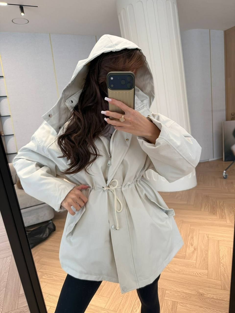 куртка парка с капюшоном grandshop,куртка демисезонная женская,куртка оверсайз,куртка,женская куртка