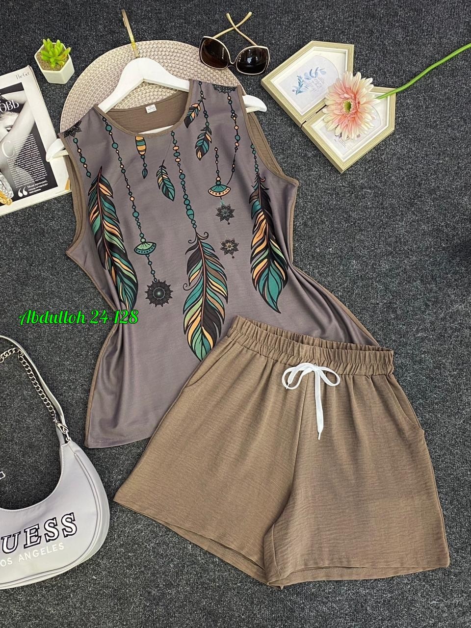 женские летние комплекты,летние женские костюмы,женский костюм с шортами,летние костюмы,костюм двойка женский летний