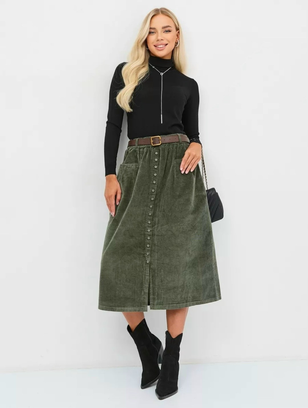 юбка вельветовая миди трапеция 74см,юбка трапеция из вельвета,вельветовая юбка миди,юбка вельветовая,юбка из вельвета с накладными карманами