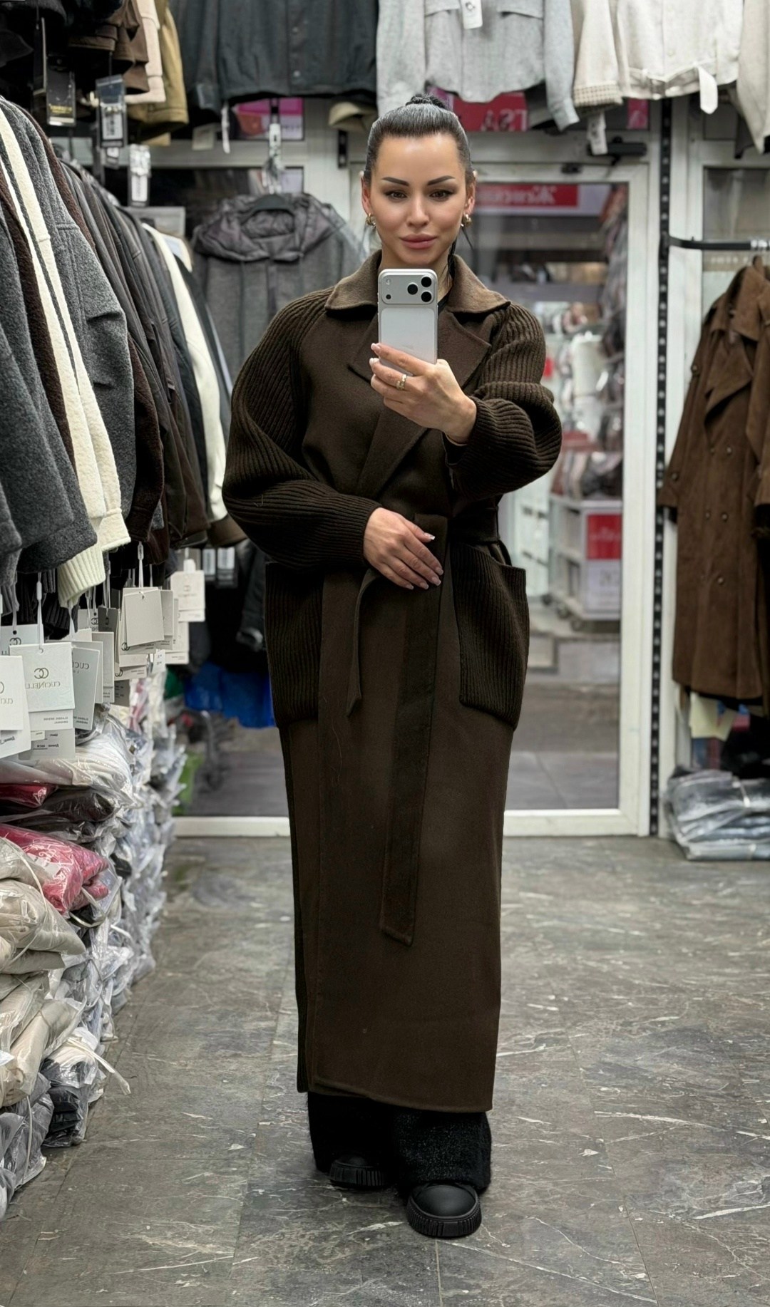 вязаные кардиганы,пальто женское,шерстяное пальто,кардиган коричневый,пальто классическое