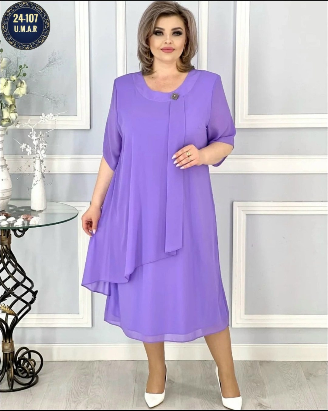 женское платье больших размеров,платье большие размеры,платья больших размеров для женщин,шифоновое платье большого размера binmoda,платье больших размеров