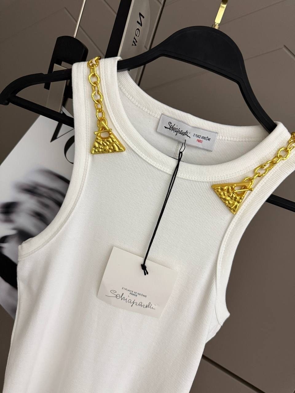 женская майка,стильная майка,стильное,белая стильная майка miu miu