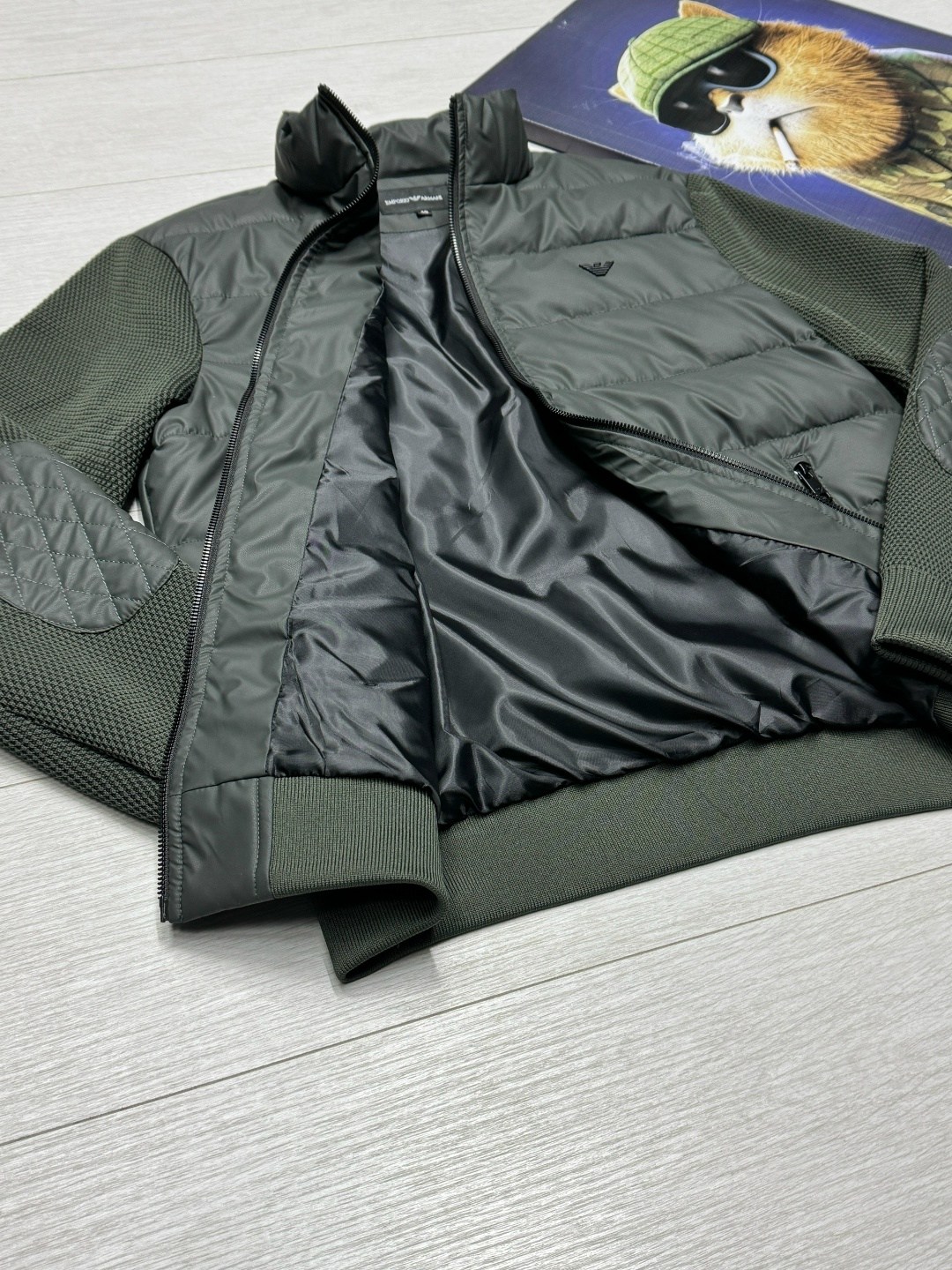 куртка мужскaя демисезонная,куртка мужская комбинированная,куртка с вязаными рукавами мужская,куртка,куртка для мужчин