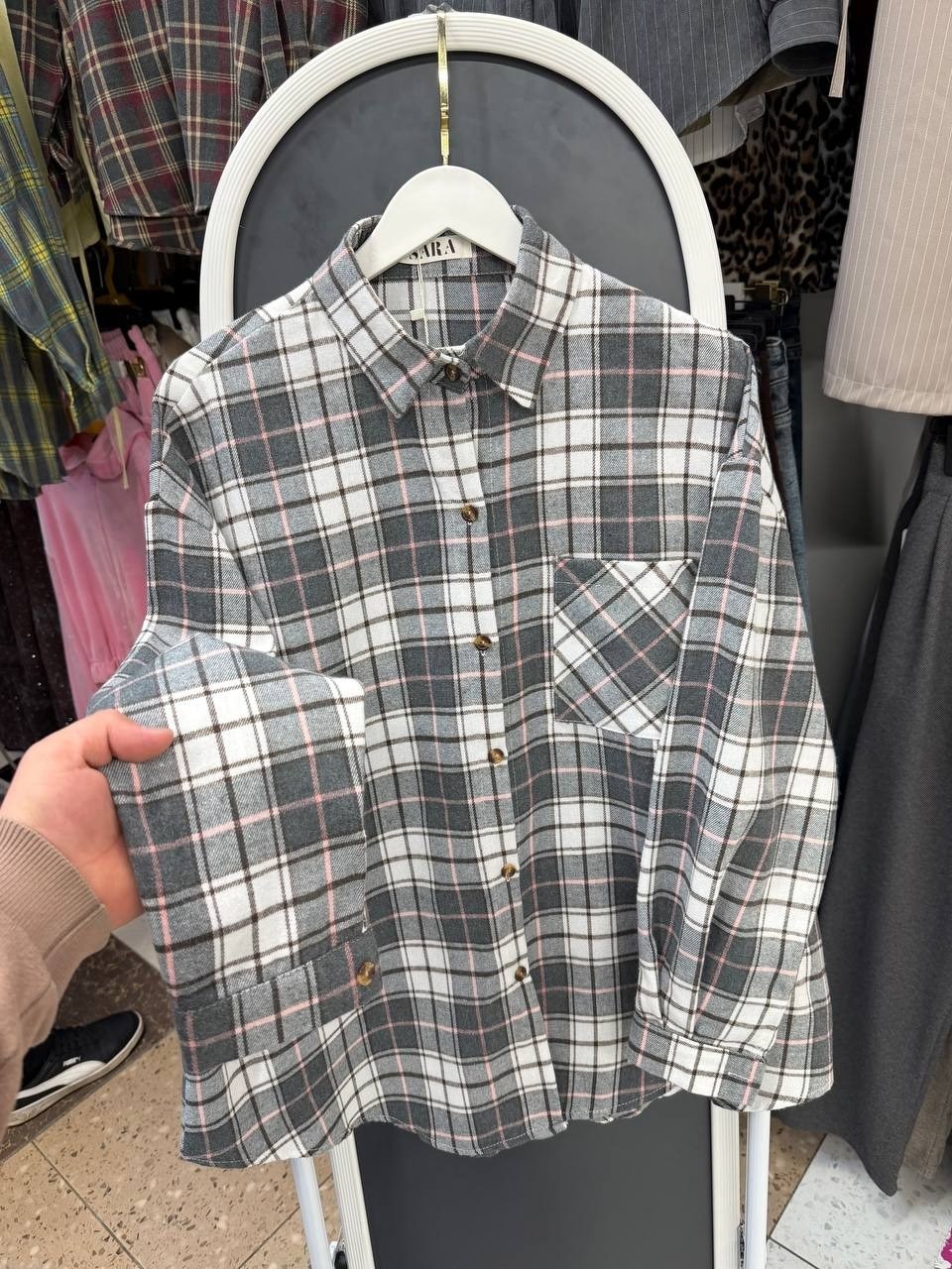 рубашка в клетку,клетчатая рубашка,рубашка женская,рубашка хлопок,женская рубашка варёнка в клетку