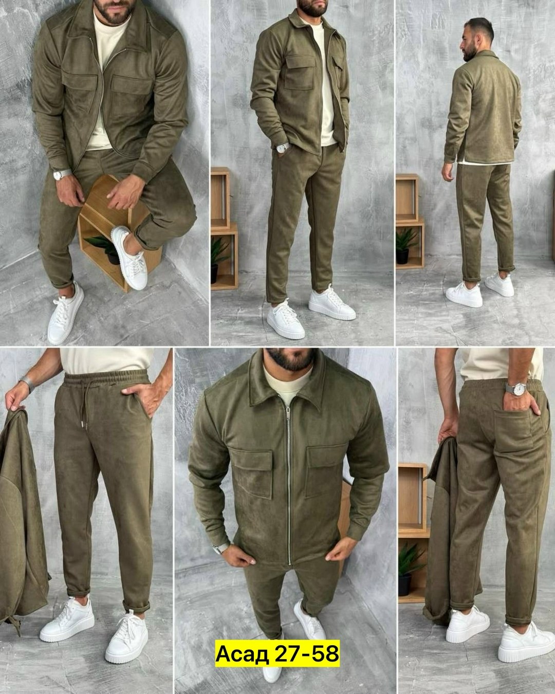 костюм 2йка мужской,мужской вельветовый костюм,спортивный костюм из вельвета мужской,спортивный костюм мужской модный из микровельвета цвета хаки,костюм мужской модный из микровельвета цвета хаки