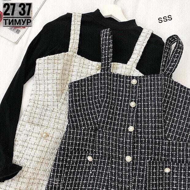 платья в клетку,шерстяное платье,платье сарафан,твидовый сарафан,платье сарафан в клетку