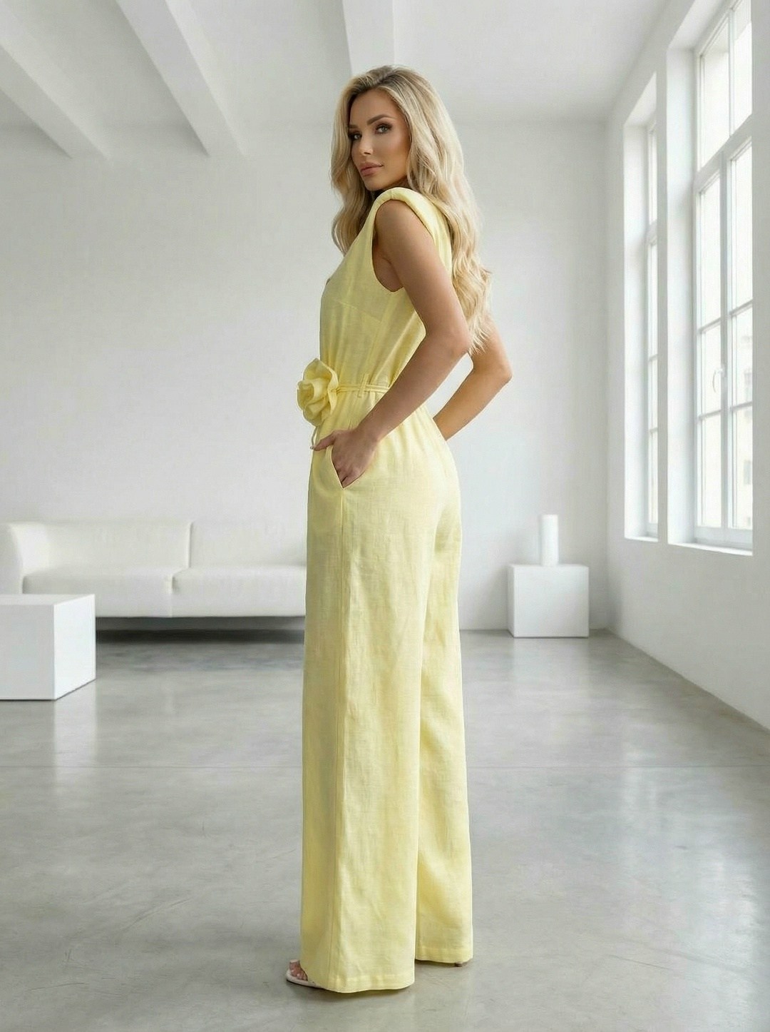 элегантные комбинезоны,брючный комбинезон,желтый комбинезон,женские комбинезоны,летние комбинезоны