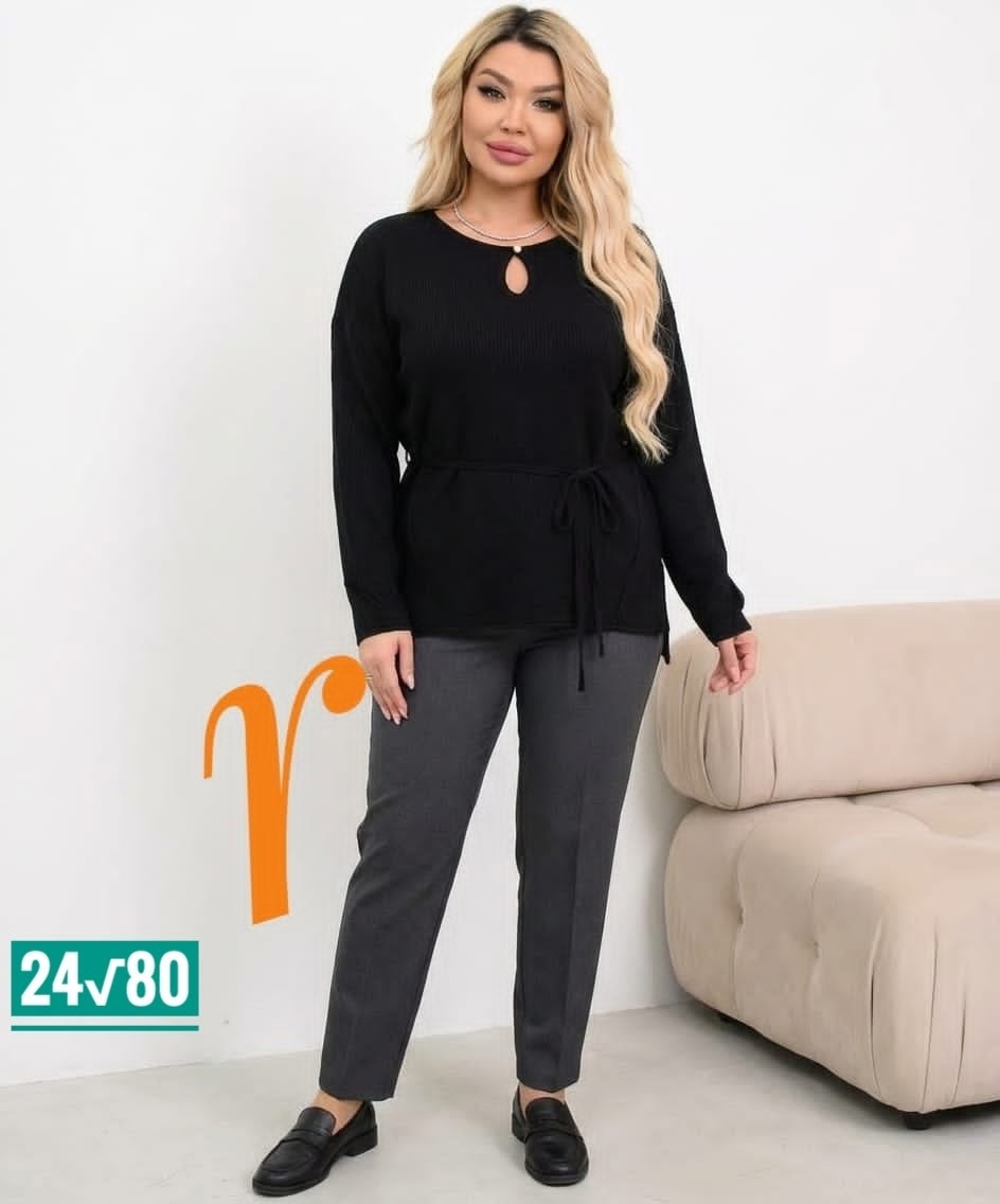 повседневный джемпер,женские костюмы больших размеров,костюм женский,женская кофта,костюм с брюками