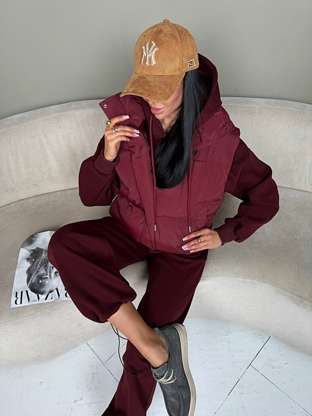 костюм brunello cucinelli тройка,miu miu женский бордовый костюм тройка,костюм тройка женский,костюм бордовый,женский костюм бордовый