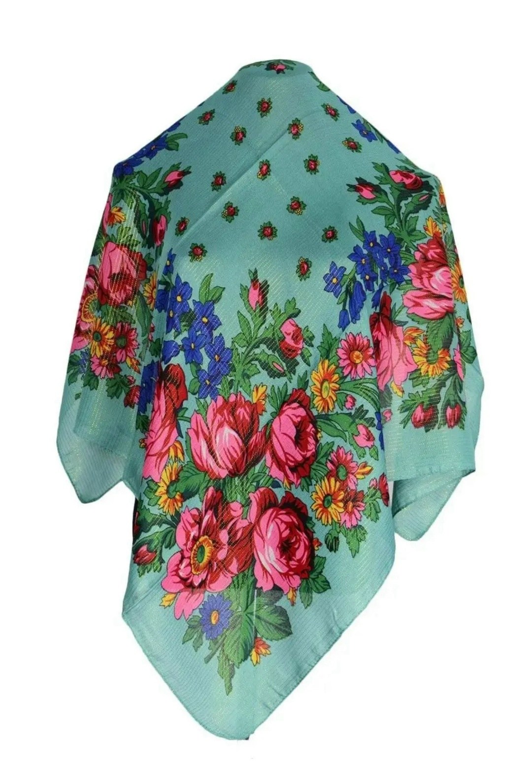 платки с люрексом,платок victoria,женские платки,летние сумерки платок павлопосадский,павлопосадский платок возвращение