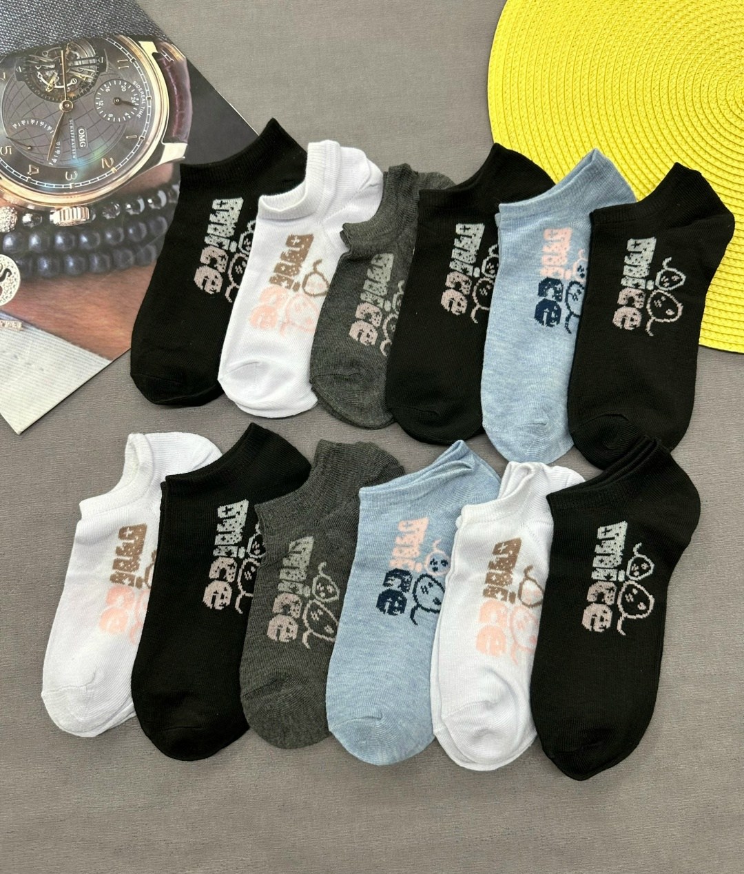 носки женские 10 пар,носки женские 10 пар разного цвета,комплект носки женские,носки женские,носки женские 10 пар alina