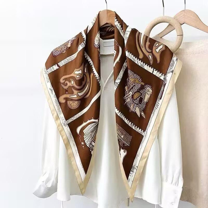 шелковый шарф,женский платок,женский шелковый шарф с принтом,шарфы для женщин,шарф с принтом