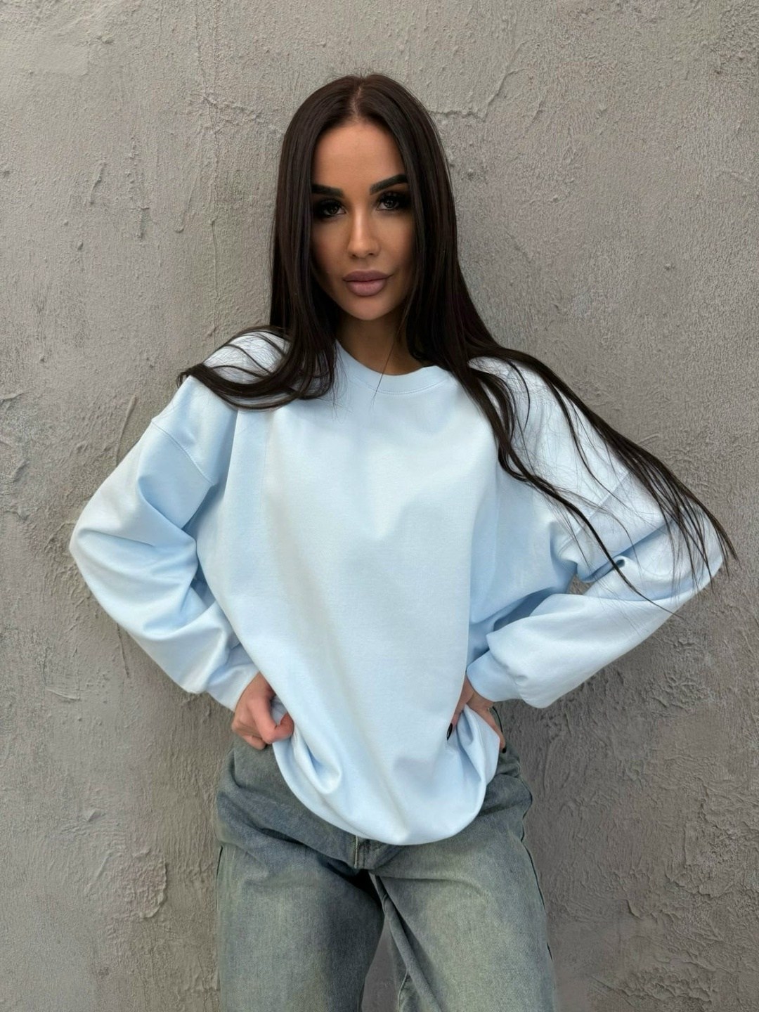 свитшот женский оверсайз,свитшот женская,свитшот оверсайз,голубой свитшот,кофта свитшот