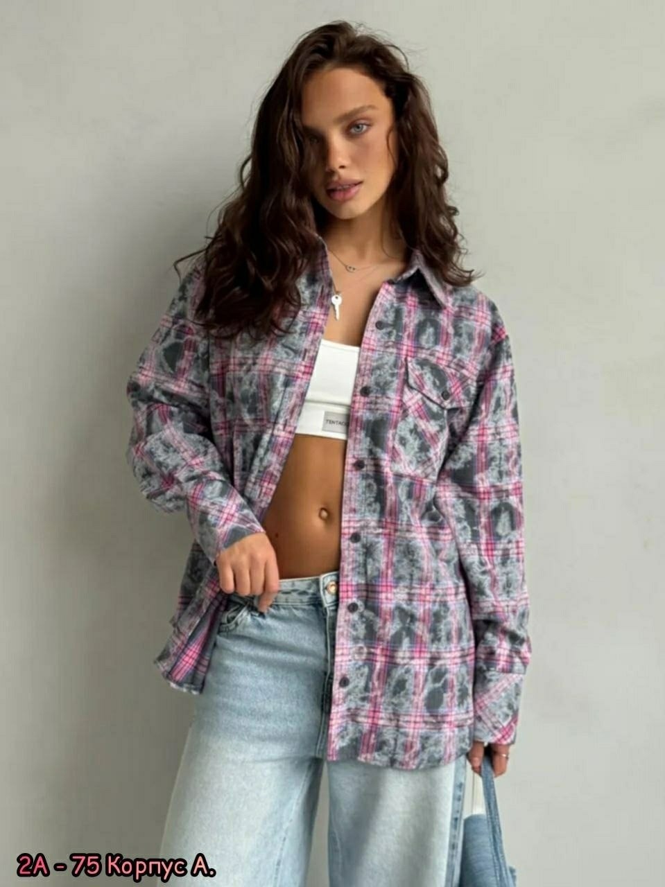 женская рубашка в клетку,рубашка женская в клетку оверсайз lipsi,рубашка клетка,рубашка в клетку женская арт.494445,рубашка летняя в клетку оверсайз