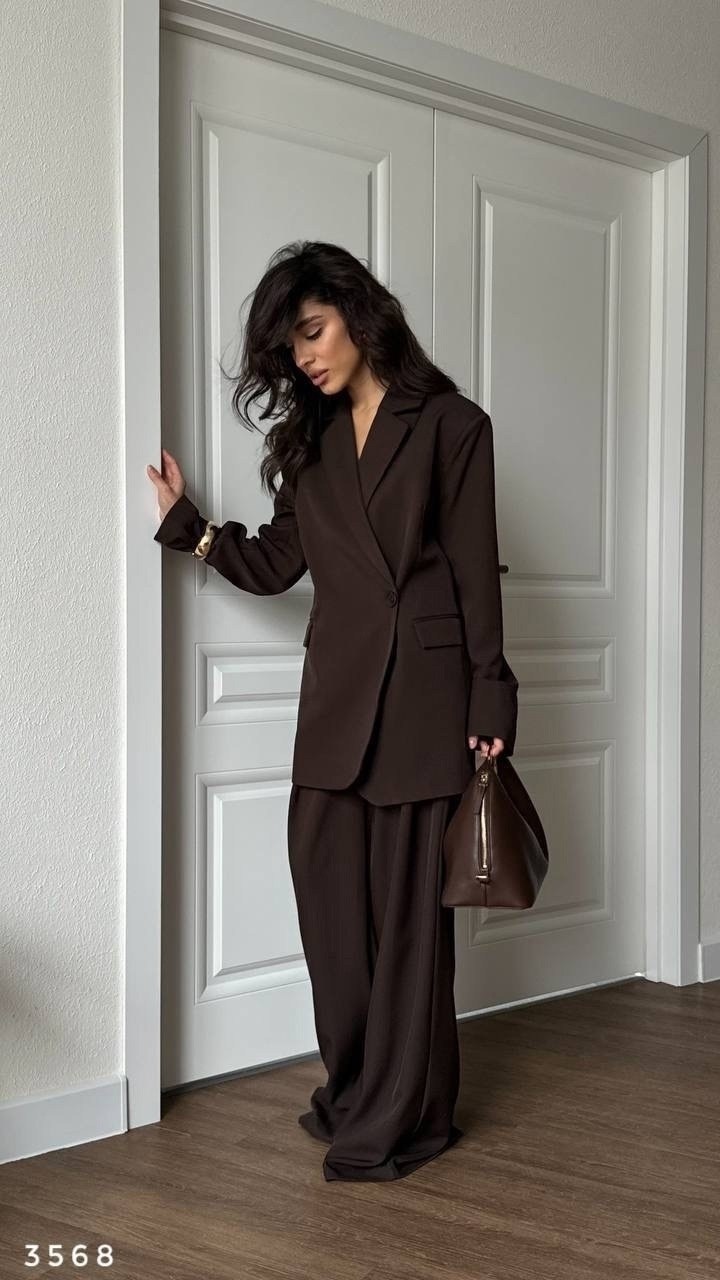 костюм женский классический с брюками палаццо,костюм брючный,классический костюм с брюками палаццо,женский костюм двойка,брючный костюм женский