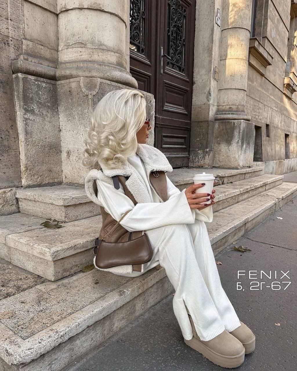 жилетка дубленка,стильная дубленка,zara коричневый контраст искусственной овчины хилет с меховым воротником жилет авиатор куртка,жилет из дубленки,дубленка женская